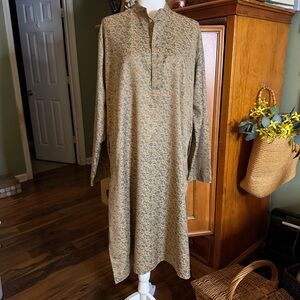 Elegant Long Sleeve Floral Dress